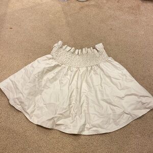 faux leather skort